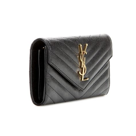 saint laurent monogram wallet.